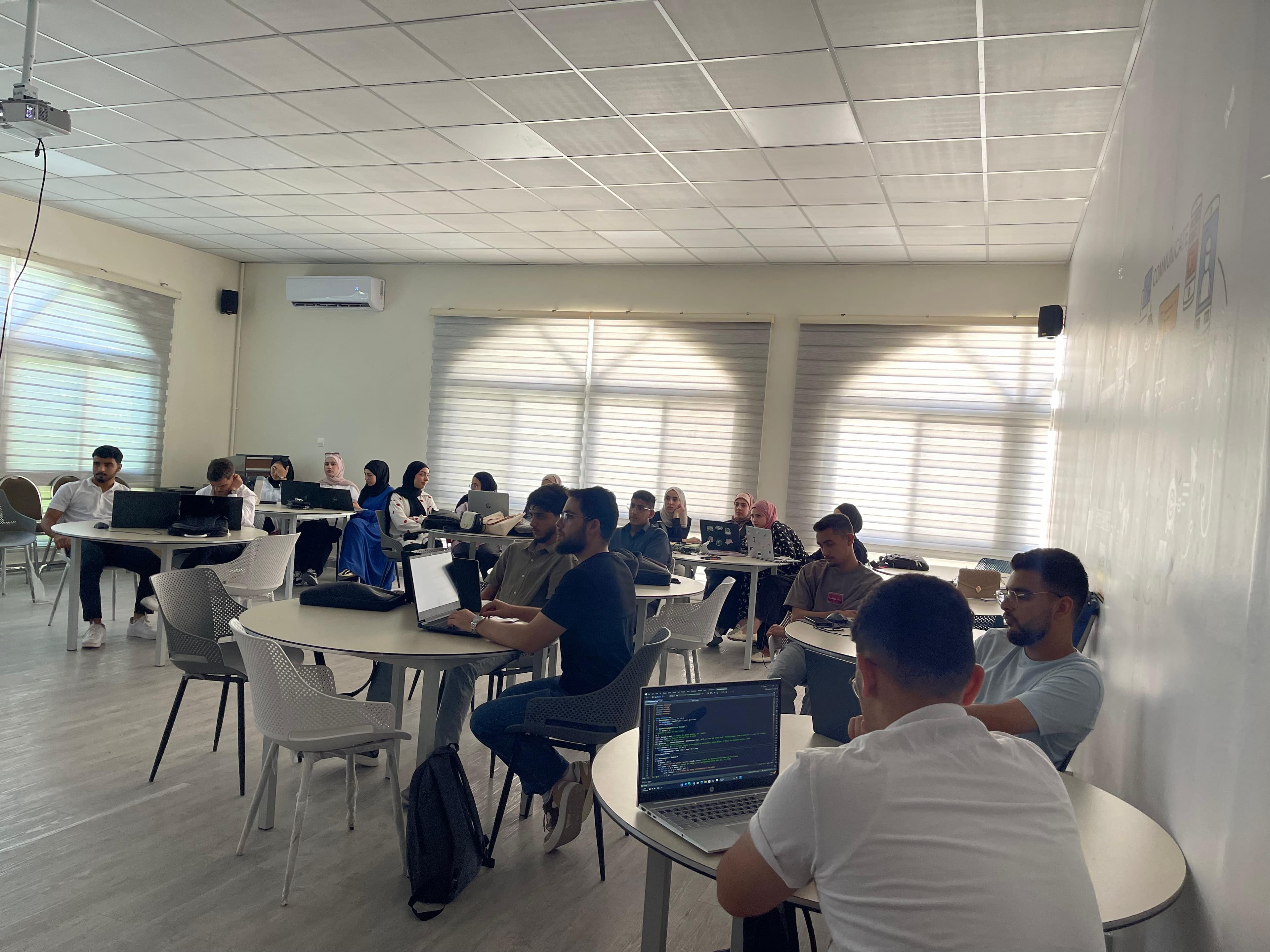 Learners in a Bitwreckers Academy training session